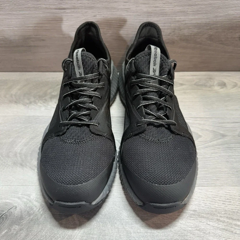 Reebok Flexagon 3.0 Women's Shoe Size 7.5 Composite Toe Work Sneakers Black EUC
